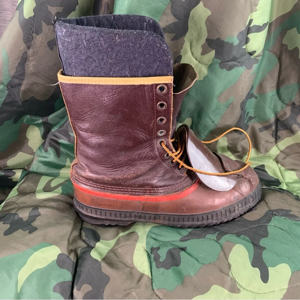 Men's Water Resistant (Waterproof?) Insulated Brown Leather Boots